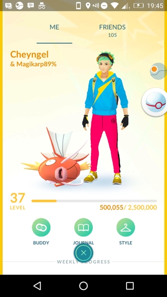 Pokemon Go #22: Papa's got a brand new Grumpig bag.