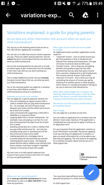 Ex wants to change arrangements