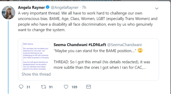 Women's March London says trans voices should be elevated over women's voices