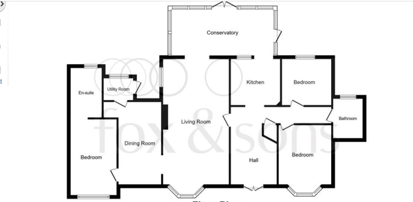Walking straight into a kitchen/diner