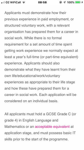 Social work MA personal statement to include domestic violence story?