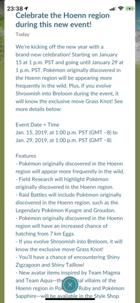 PokemonGo #21.  We'll drink drink drink to Lileep the Pink the saviour of PokemonGo...