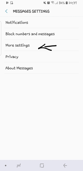 Anyone know how to turn on delivery reports for texts on a Galaxy S9?