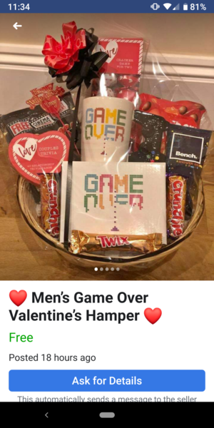 Facebook Selling Shit - The Valentine's Edition