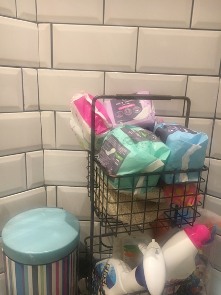 AIBU to have sanitary products on display?