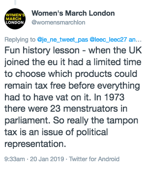 Women's March London says trans voices should be elevated over women's voices