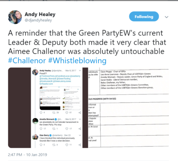 Veritas report due tomorrow (Thursday) at midday re: Aimee Challenor