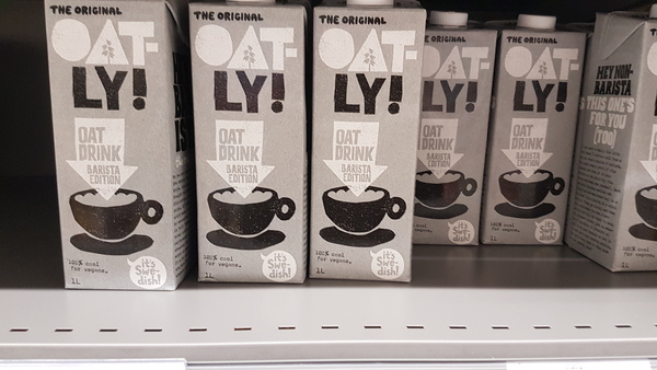 To tell you all that oat milk is actually lovely?