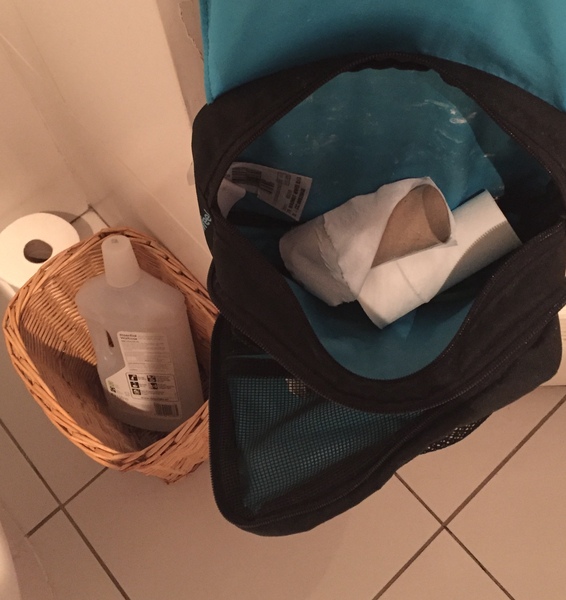 ...to pretend the bathroom door is soundproof in an effort to “be more dad”?