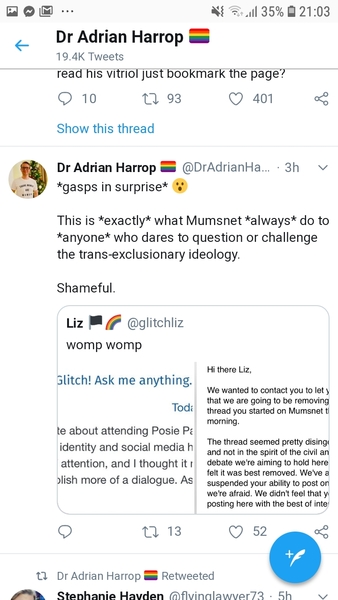 Dr Adrian Harrop thread the fourth. "GMC do care & have taken it to the next level"