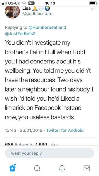 Harry the owl visited by police