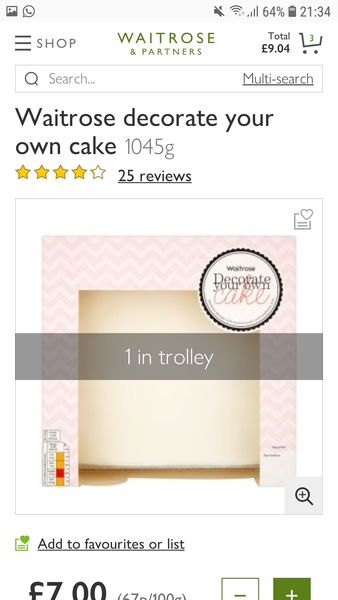 I need to spend £33 more on Waitrose stuff to qualify for click and collect...what shall I buy?