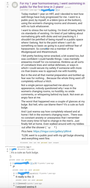 I used the girls' room for the first time today