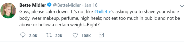 Gillette advert