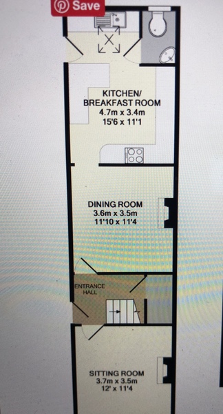 Help me plan an open plan kitchen / diner by knocking down an internal wall..