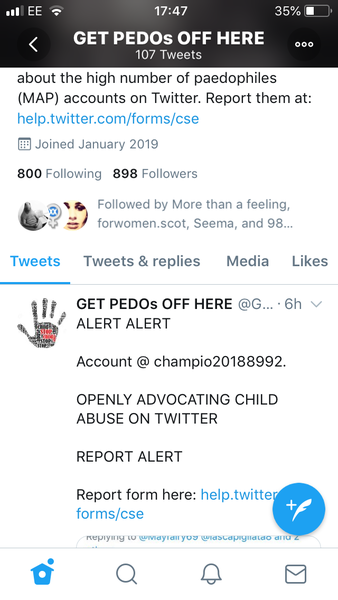 Twitter hosts paedophiles- AIBU to think this should change?