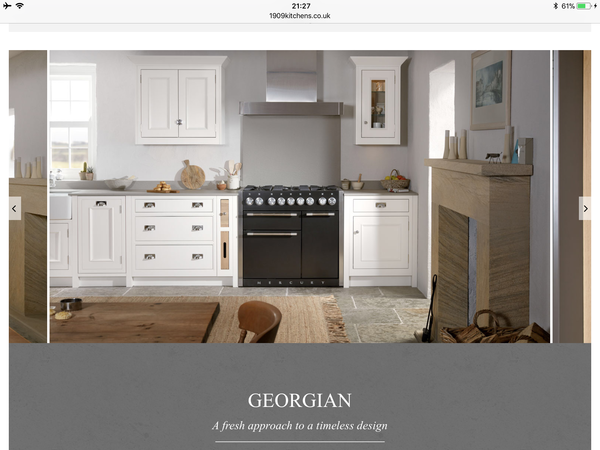Black cooker with silver chimney hood?