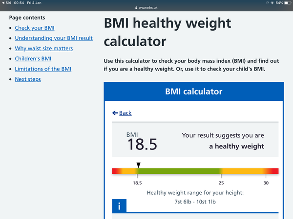 To think the NHS BMI is a load of s#!t