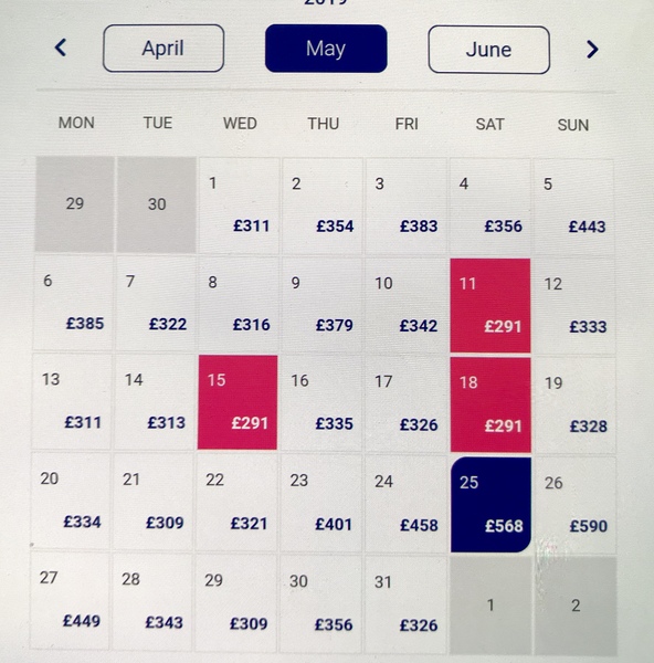 Cost of holidays during school holidays is outrageous...