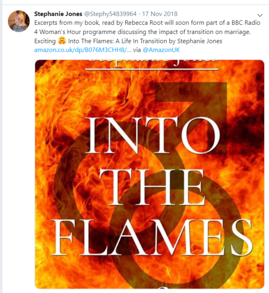 Woman's Hour today (Monday 7 Jan) on marriage after transition