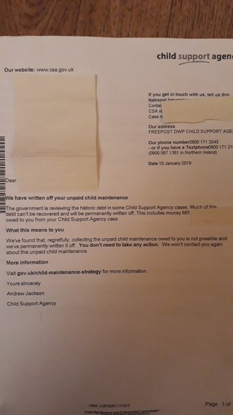 To think the CSA could've told me this sometime in the last 22 years?
