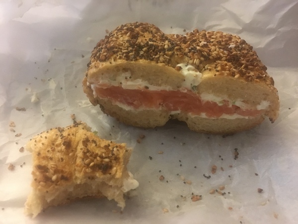 To wonder why bagels have holes