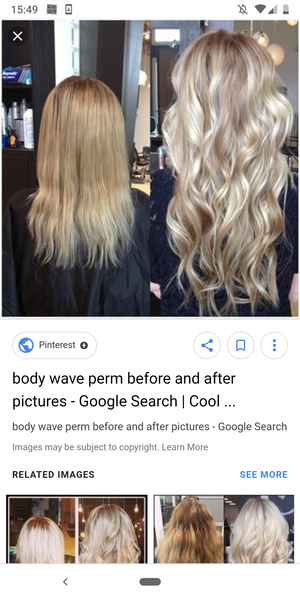 Has anyone got one of those beach perms?