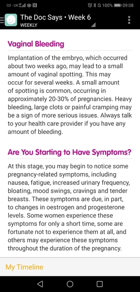 Early pregnancy bleeding