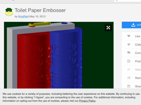 I just looked at Mrs Hinch's toilet roll stamp