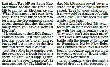 Westminstenders: At the point of collapse?