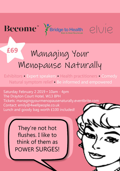Managing your Menopause Naturally Workshop