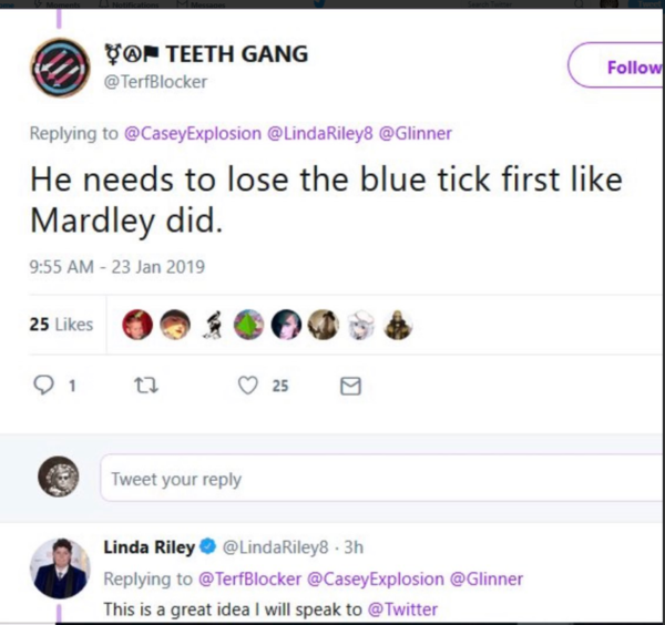 Diva's Linda Riley in Private Eye