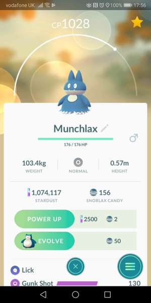 PokemonGo #21.  We'll drink drink drink to Lileep the Pink the saviour of PokemonGo...