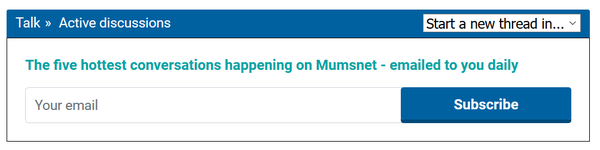 'Five Hottest Conversations' - no hide/opt-out