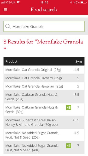 HEB granola