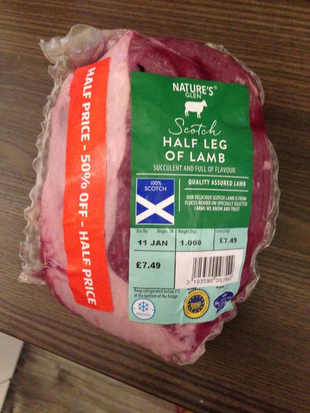 How long for this halfleg o lamb in slow cooker?