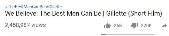 Gillette advert
