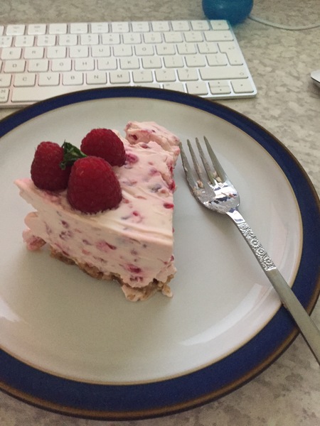 Raspberry cheesecake