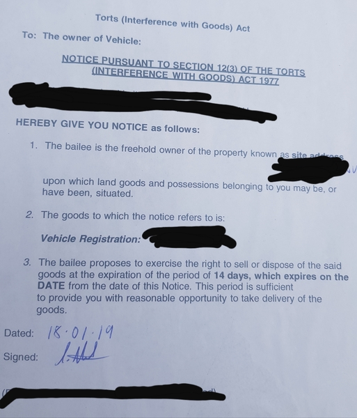 Can bailiffs take things without warning?