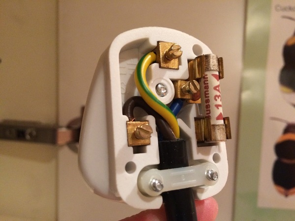 This plug is incorrectly wired isn’t it?
