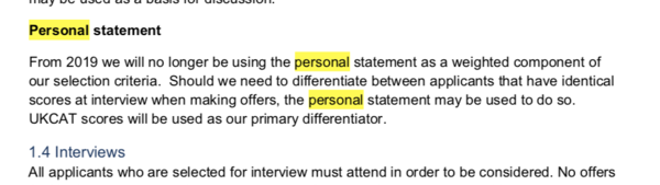 Applying for medicine - how important is d of e, really?