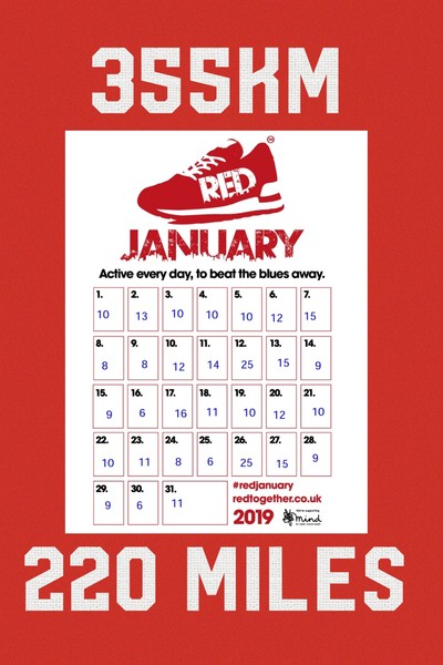 Run Every Day January 2019 MIND