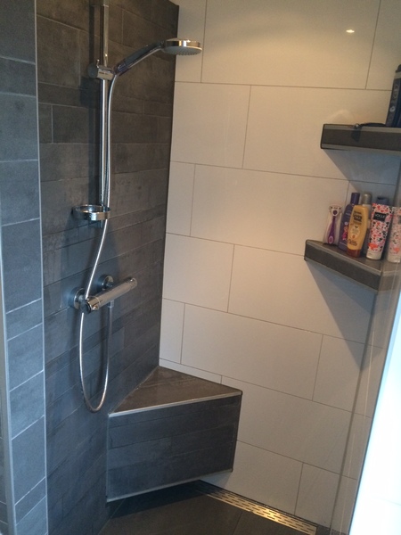 Shower enclosure or walk in behind a wall?