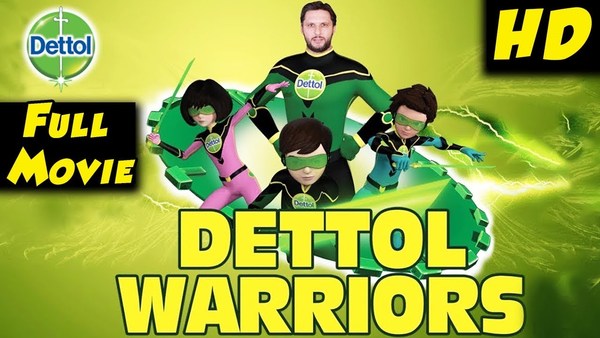 Bathing in dettol