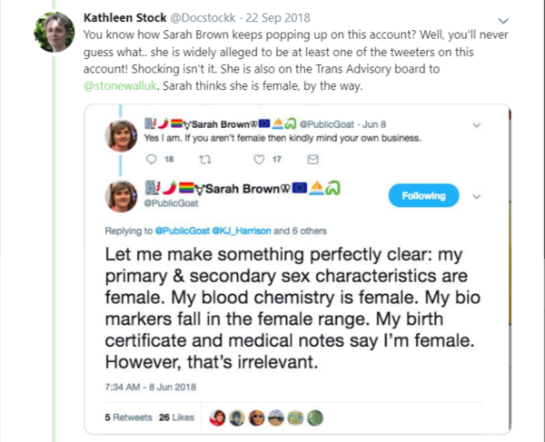 Reports of Macclesfield pub barring woman for wearing’adult human female’ T shirt