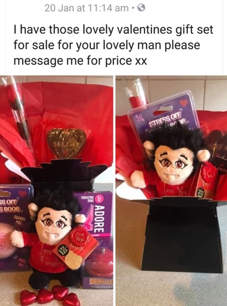 Facebook tat, Valentines edition