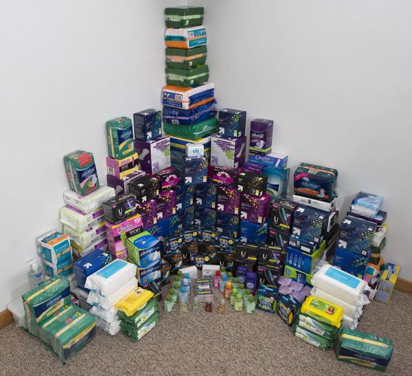AIBU to have sanitary products on display?