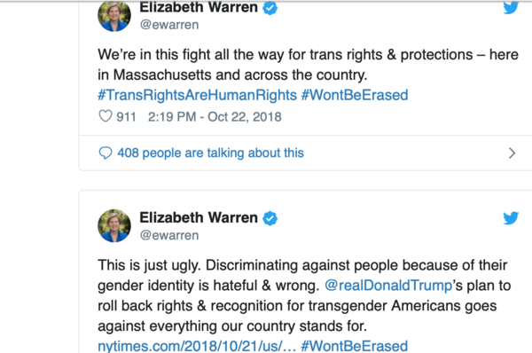 2020 Democratic presidential candidates’ positions on sex-based rights