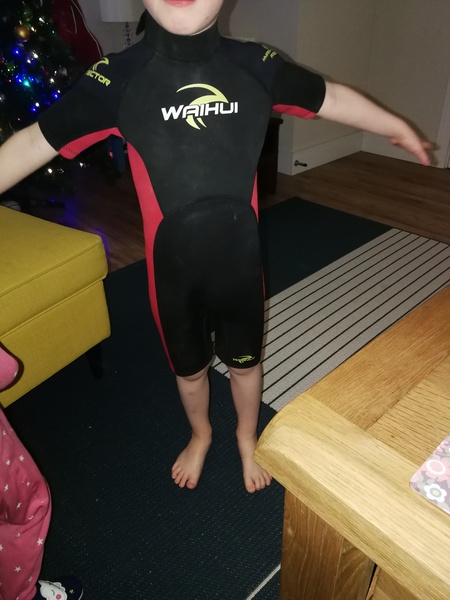 .. To ask about child's wetsuit
