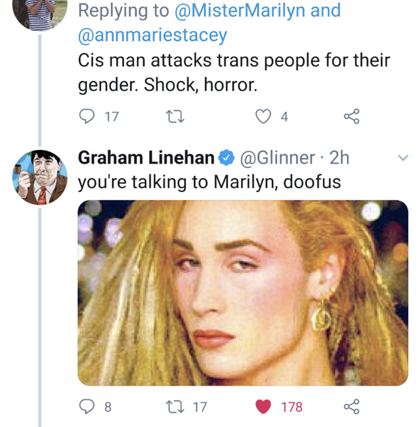 80s pop star Marilyn thinks there’s only two sexes